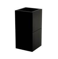 Купить кашпо rostini cari 40*40*80 черный в 
