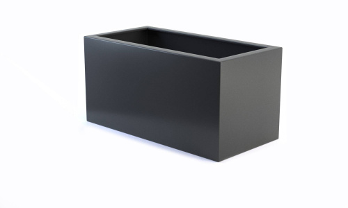 Купить кашпо rostini bella 100*50*50 антрацит в  | Фото, Описание, Цена