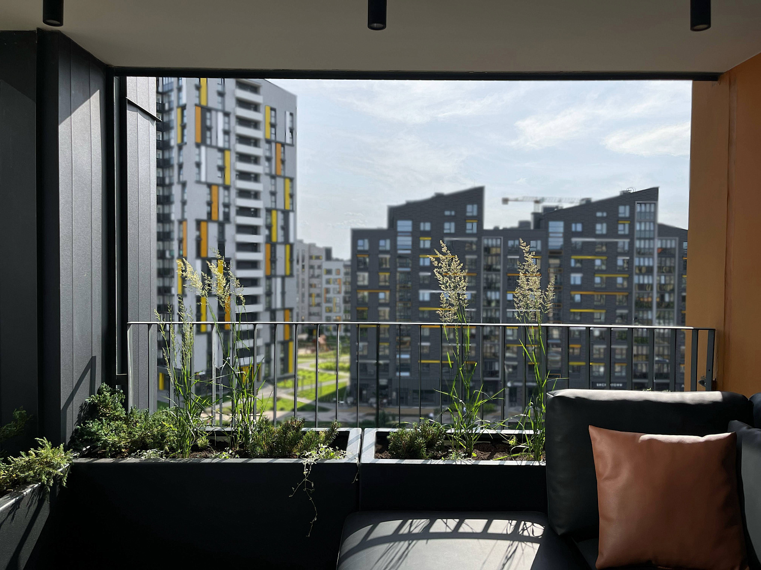 Кашпо Rostini BELLA 90*25*40 антрацит